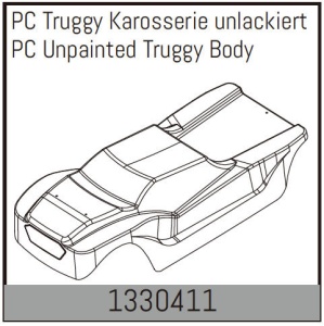 Absima PC Truggy Karosserie unlackiert