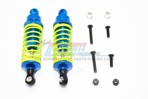 #Auslauf GPM ALLOY front adjustable spring damper (75mm) with ALLOY collars & screws – 1PR SET for Tamiya DF-02