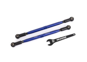 Traxxas Wide-X-Maxx Alu-Vorspur-Stangen blau (2) Alu-Rohr TRAXXAS