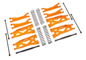 Traxxas Wide-X-Maxx-Kit orange Querlenker, Spurstangen, Wellen +Fed TRAXXAS