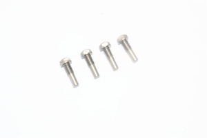 GPM Stainless Steel King Pin for Front C-Hubs -4PC Set for Traxxas MAXX