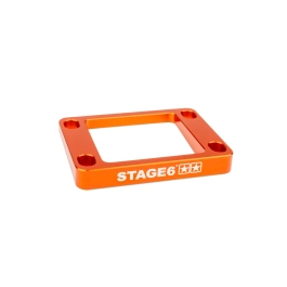 Erhöhungsplatte Membran Stage6 RT 5 Grad schräg Derbi Senda / Minarelli AM6 orange