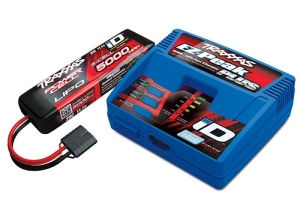 Traxxas EZ-Peak Plus Schnell-Lader 4A & LiPo 5000mAh 3S 25C Set TRAXXAS mit iD, TRX2970G & 1x TRX2872X (EU-Version)