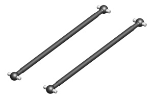 Team Corally Drive Shaft – Rear – Steel – 2 Pcs