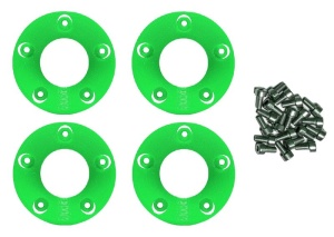 Auslauf  JS-Parts Felgenringe innen Louise RC MFT 1:5 grün / Traxxas X-Maxx / X-UPHILL, X-ROCKET, X-PIONEER / X-CYCLONE