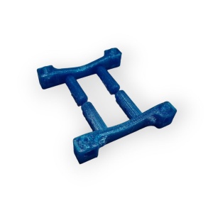 JS-Parts ultraflex Karohalter für Arrma Gorgon (2) blau