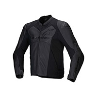 Alpinestars Faster V3 Airflow Lederjacke schwarz