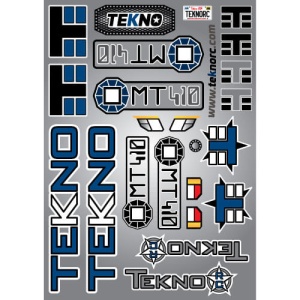 Tekno RC TKR5618 – Dekorbogen (MT410)