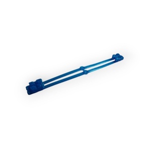 JS-Parts ultraflex doppel Pullstrap Karo Gripper (2) blau