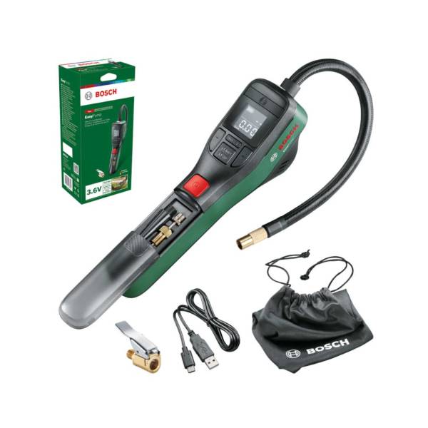 Bosch GRS EasyPump Akku Fahrradpumpe Bis 10.3Bar – Grün