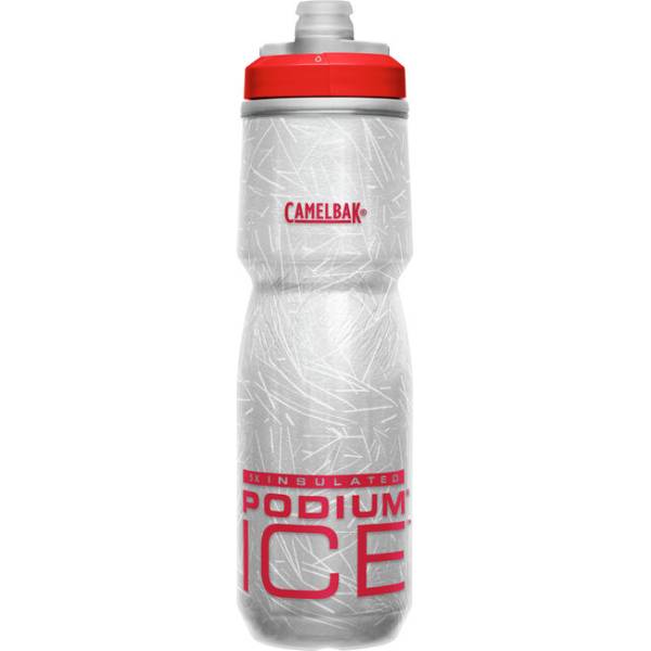 Camelbak Podium Ice Trinkflasche Vuur Rot/Silber – 600cc