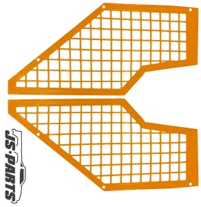 JS-Parts ultraflex Fenstergitter Seite für Carson Virus 4.2 /Virus Extreme orange