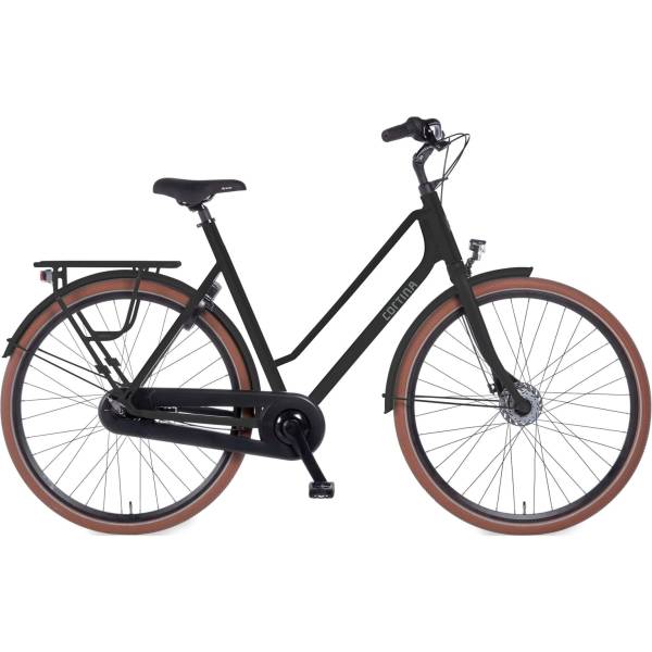 Cortina Foss Damenfahrrad 28″ 61cm 7F – Matt Arrant Schwarz