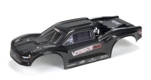 Arrma 1/10 VORTEKS 4X2 lackierte, beklebte und getrimmte Karosserie in Gunmetall (ARA402348)