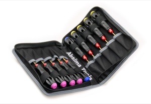 Absima Werkzeugtasche inkl. 10 Pro Tools mit Titanium Klingen