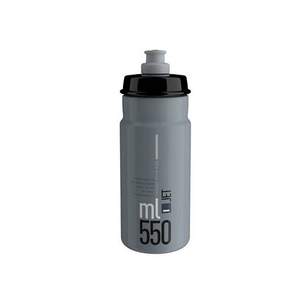 Elite Jet Trinkflasche Grau/Schwarz – 550cc