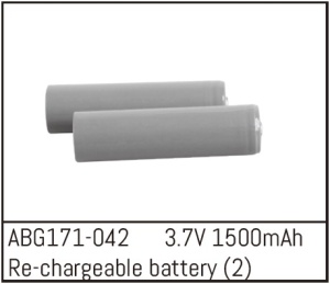 Absima Re-chargeable Li-Ion Batteries – 3.7V 1500mAh (2) Ersatzteil für Absima 1:14 First Step Performance Cars