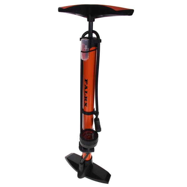 HBS Fahrradpumpe Hohe Druck 11bar Mit Manometer – Orange