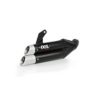 Ixil L3XB Dual Hyperlow Schwarz Auspuff Versys 650