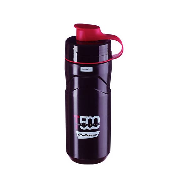 Polisport Thermal T500 Trinkflasche Schwarz/Rot – 500cc