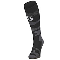 Scott Mid Long Camo Socken grau schwarz