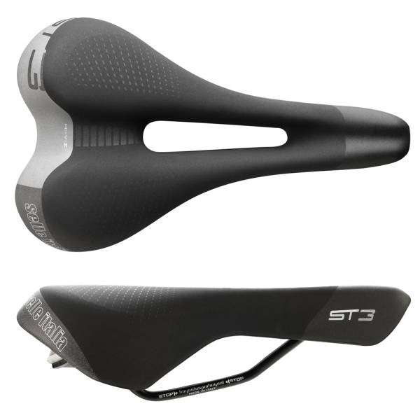 Selle Italia ST3 Superflow Fahrradsattel S3 – Schwarz