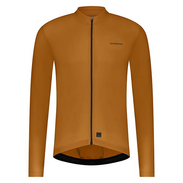 Shimano Elemento Fahrradtrikot Lä Herren Bronze – L