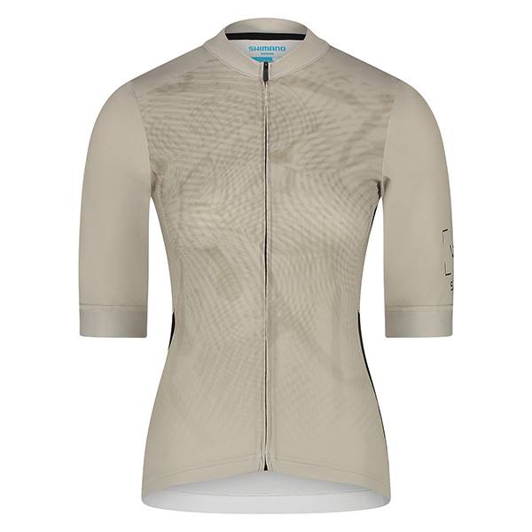 Shimano Veloce Fahrradtrikot Kä Damen Beige – XL