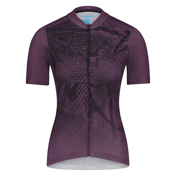 Shimano Veloce Fahrradtrikot Kä Damen Braun – L