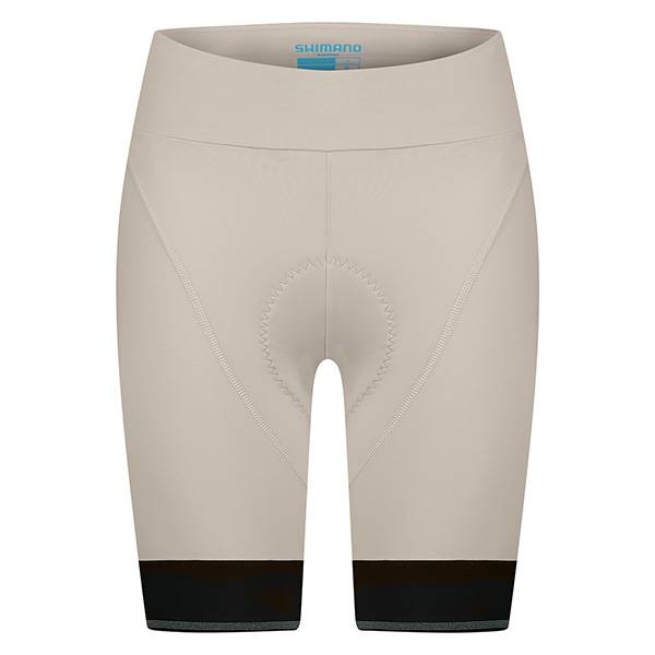 Shimano Veloce Radhose Kurz Damen Beige – L