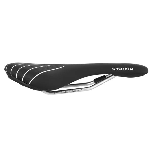 Trivio Leopard Fahrradsattel 280x140mm 7×7 Stahl – Schwarz