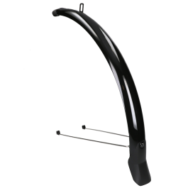 Vorderradkotflügel 28″ Eurofender Lampo 58 mm breit schwarz